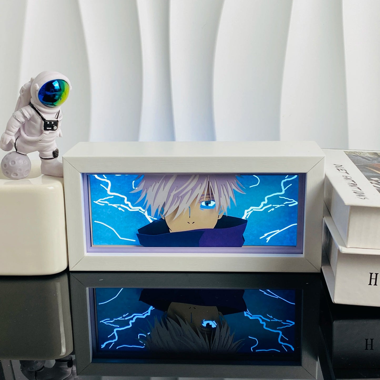 Satoru Gojo LED Light Box | 3D Anime Night Light – Jujutsu Kaisen Gift UK