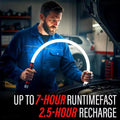 73cm Flexible LED Flashlight Stick — Rechargeable Work Light