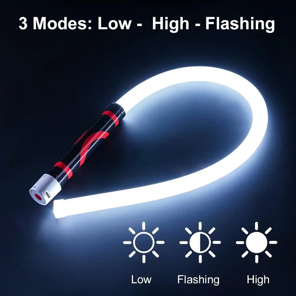 73cm Flexible LED Flashlight Stick — Rechargeable Work Light - Anime Merchandise
