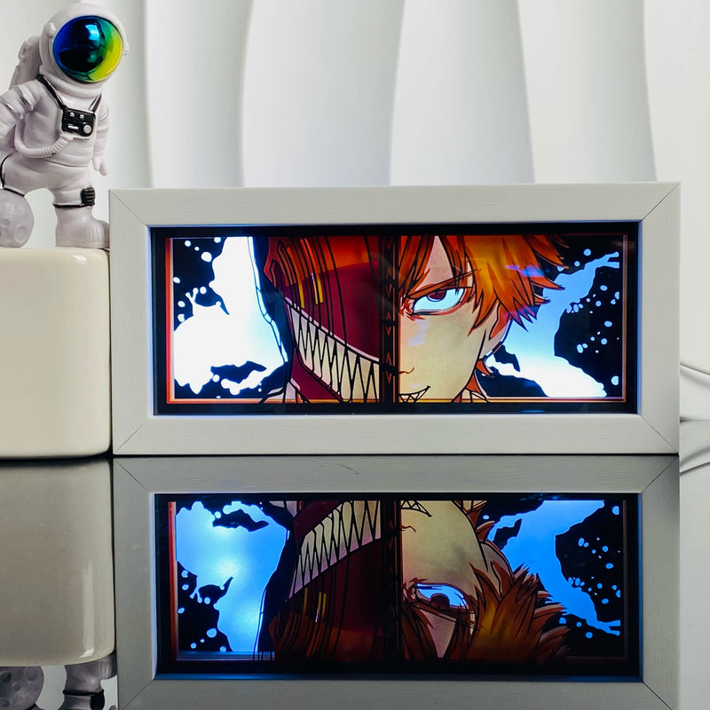 Denji LED Light Box | 3D Anime Night Light – Chainsaw Man Gift UK