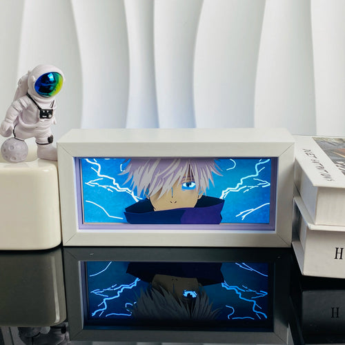 Satoru Gojo LED Light Box | 3D Anime Night Light – Jujutsu Kaisen Gift UK