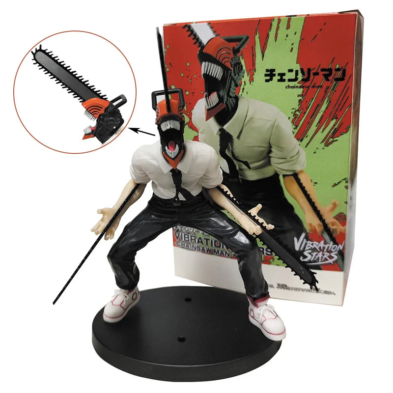 Denji Chainsaw Man Figure — 18cm PVC Anime Collectible Gift UK