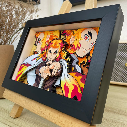 Demon Slayer Nine Pillars 3D Shadow Box — Design O