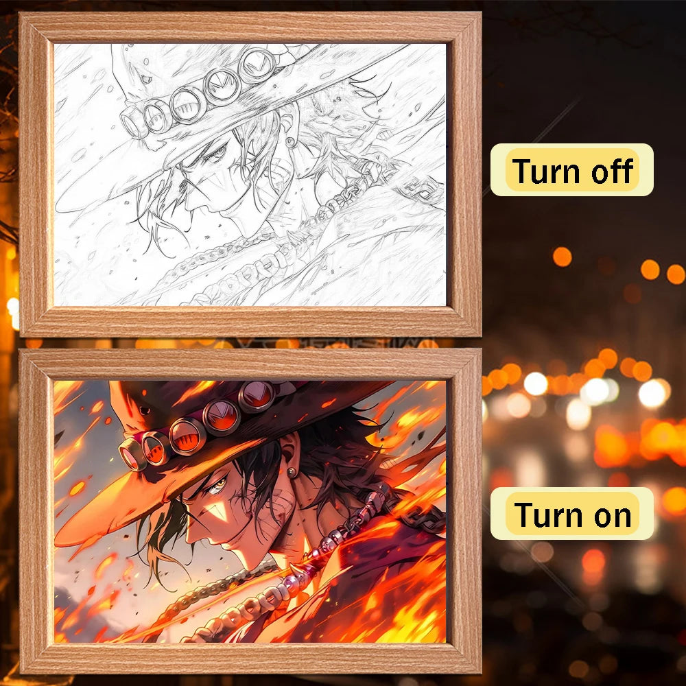 One Piece LED Light Painting Frame Design 15