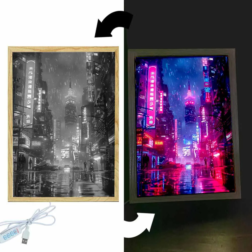 Changsha City Scenic LED Light Painting Frame