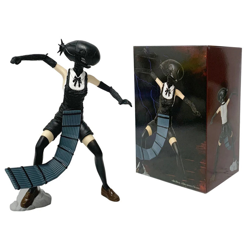 Reze Chainsaw Man Demon Form Figure — 18cm Black Anime Figure Gift UK