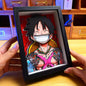 One Piece Family Portrait 3D Shadow Box Design F