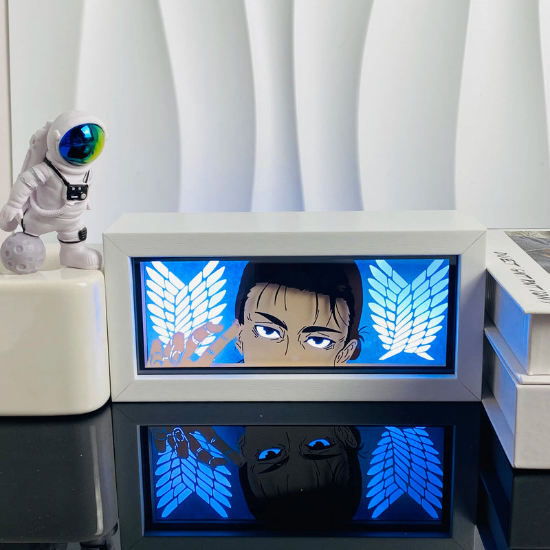 Attack on Titan LED Light Box | 3D Anime Night Light – Design L-117 AOT Gift UK