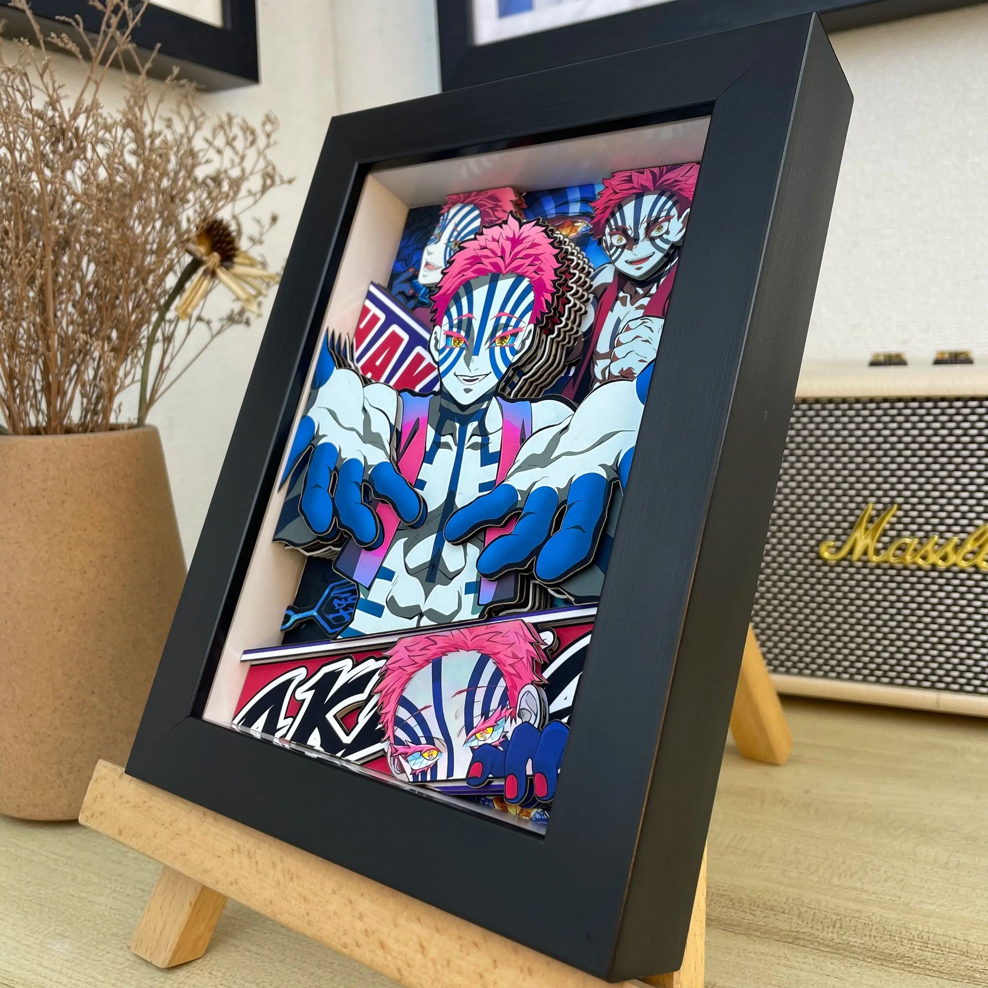 Demon Slayer 3D Shadow Box Design L