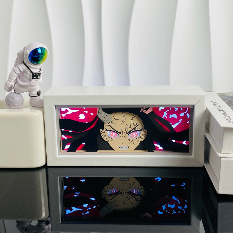 Demon Slayer LED Light Box | 3D Anime Night Light – Design L-113 Kimetsu no Yaiba Gift UK