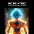 Dragon Ball Z LED Light Painting Frame | Goku Night Light