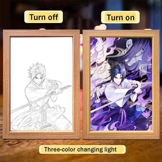 Naruto LED Light Painting Frame Design 007