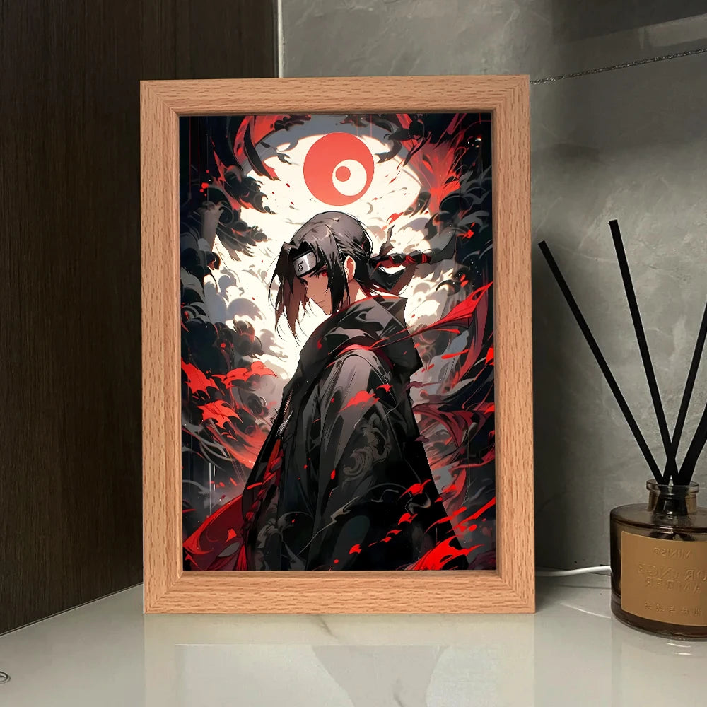 Naruto LED Light Painting Frame Design 008