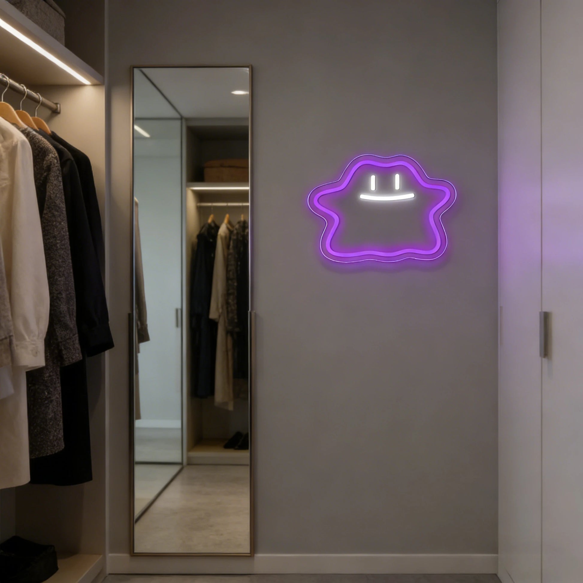 Ditto Neon Light Gaming Room Wall Art