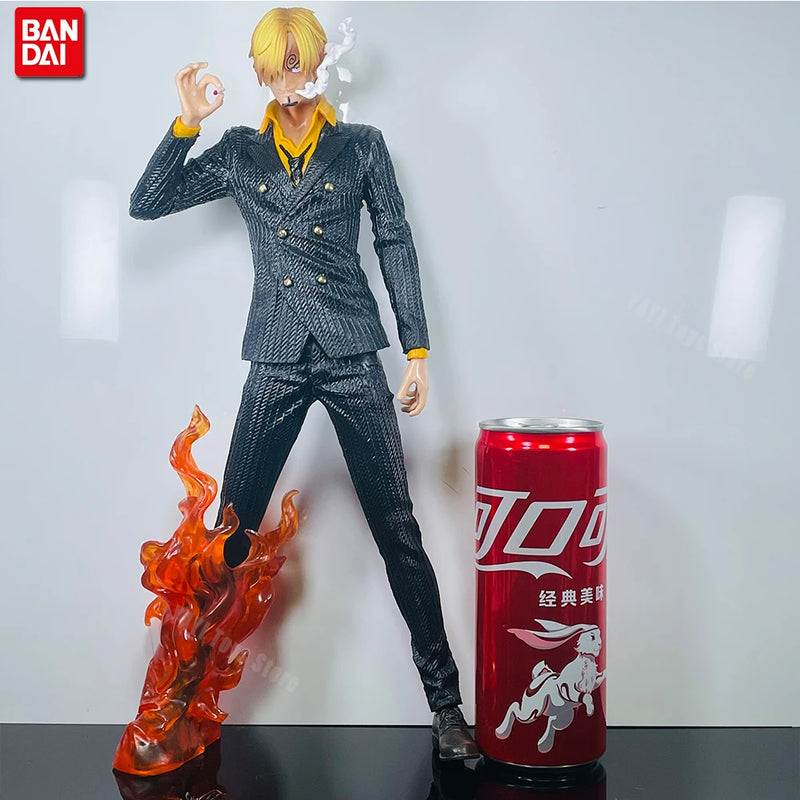 Vinsmoke Sanji One Piece Figure — 32cm Black Suit PVC Statue