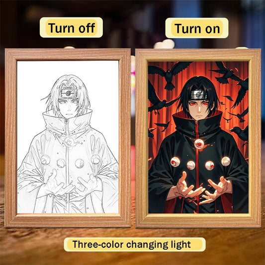 Naruto LED Light Painting Frame Design 006