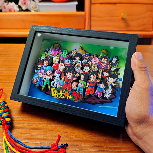 Dragon Ball Z 3D Shadow Box - Family B Design 2