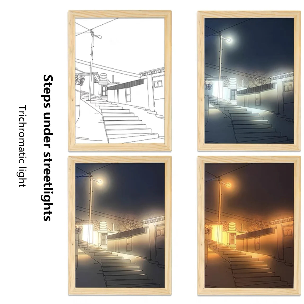 Scenic LED Light Painting Streetlights