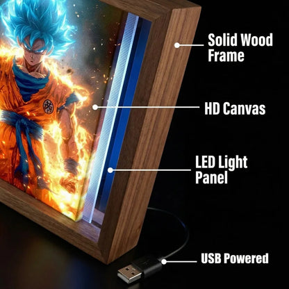 Dragon Ball LED Light Painting Picture Frame