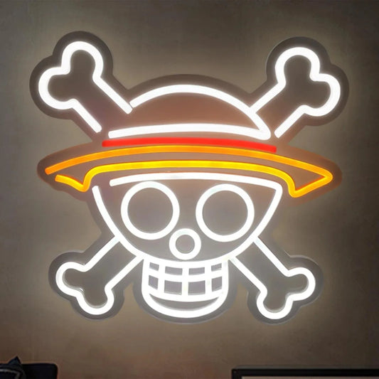 One Piece Luffy Acrylic LED Neon Light Sign 29.7x27cm