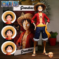 Monkey D. Luffy One Piece Figure — 28cm Face-Changing PVC Statue
