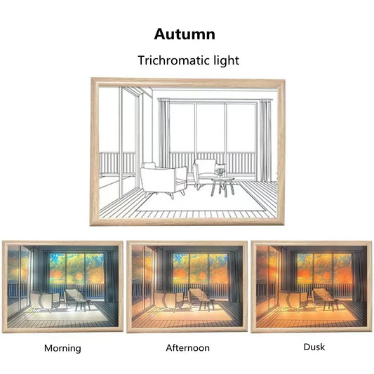 Scenic LED Light Painting Autumn