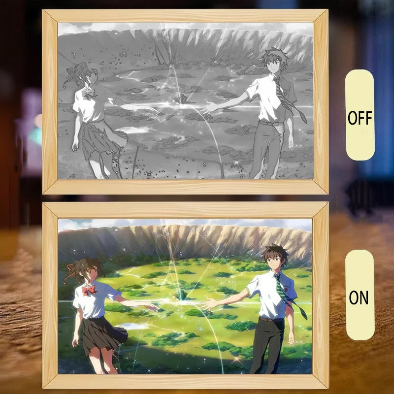 Your Name LED Night Light Painting Frame YN-5