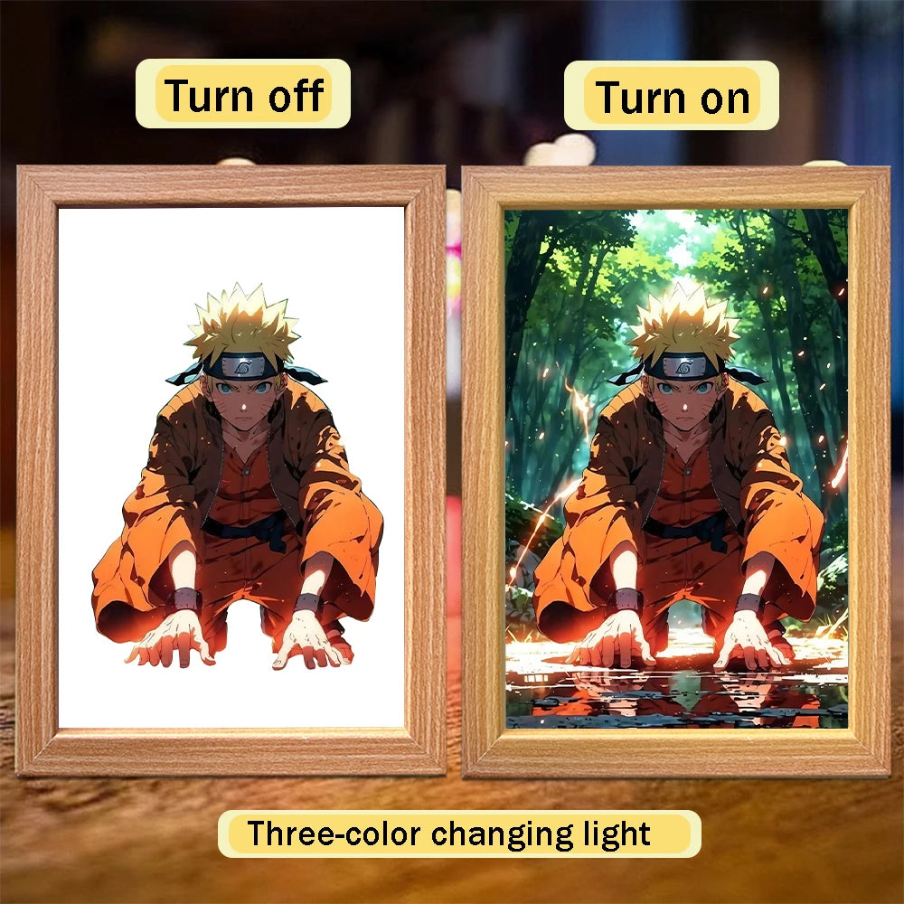 Naruto LED Light Painting Frame Design 010