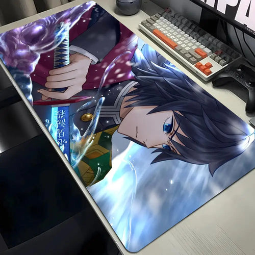 Demon Slayer Gaming Mouse Pad Large Desk Mat | BLACK-6