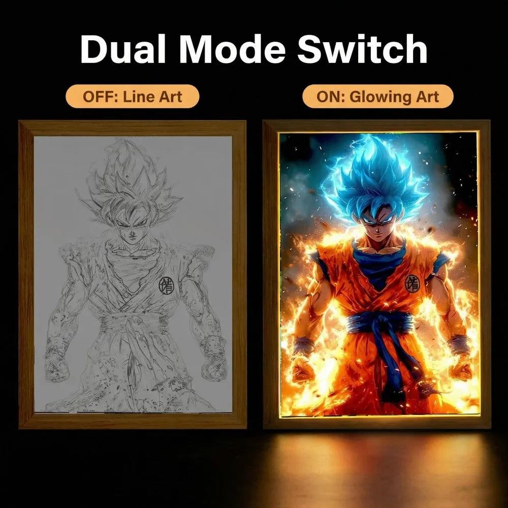 Dragon Ball LED Light Painting Picture Frame