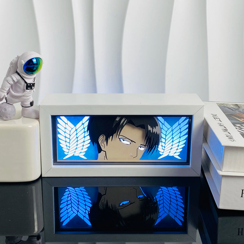Attack on Titan LED Light Box | 3D Anime Night Light – Design L-114 AOT Gift UK