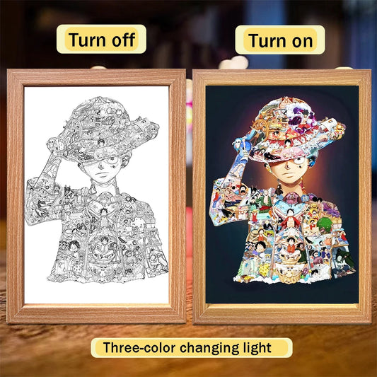 One Piece LED Light Painting Frame Design 04