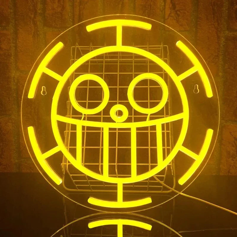 One Piece Luffy Acrylic LED Neon Light Sign Design 4
