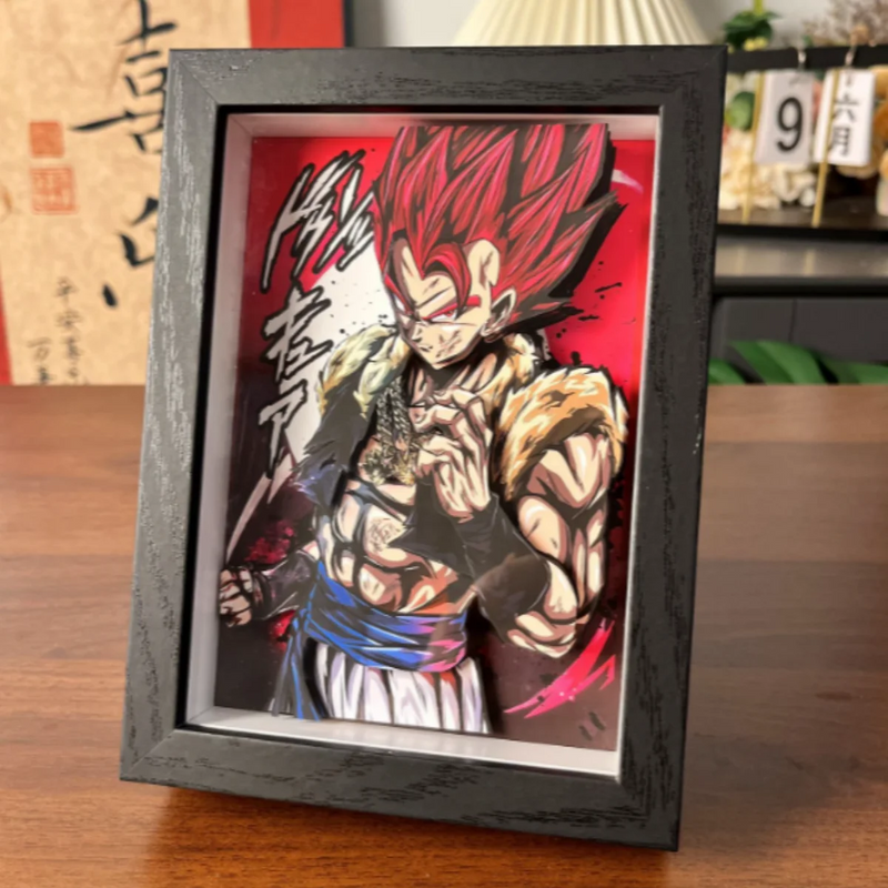 Dragon Ball 3D Shadow Box — Gogeta Super Saiyan Red