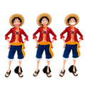 Monkey D. Luffy One Piece Figure — 28cm Face-Changing PVC Statue
