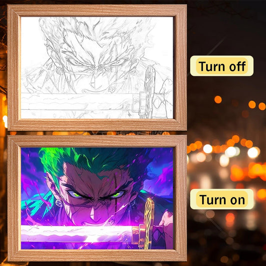 One Piece LED Light Painting Frame Design 01
