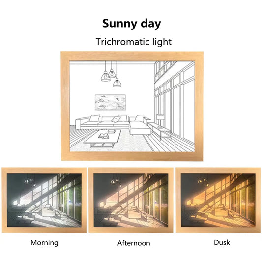 Scenic LED Light Painting Sunny Day