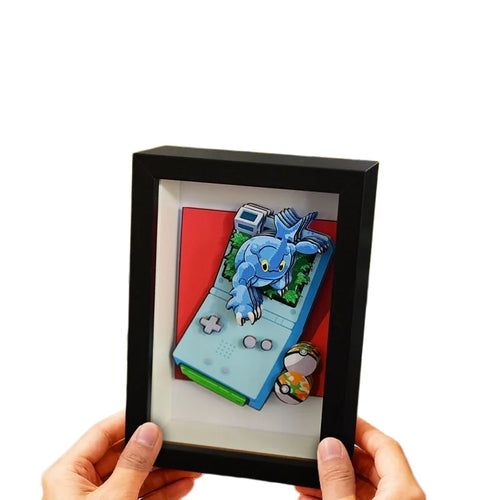 Pokemon Pixel Art 3D Shadow Box — Design 8 (10x15cm)