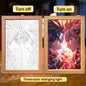Naruto LED Light Painting Frame Design 002