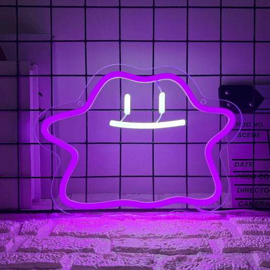 Pokemon Ditto LED Neon Light Sign