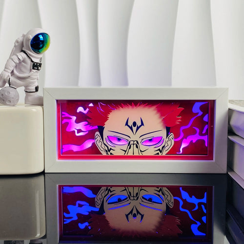 Ryomen Sukuna LED Light Box | 3D Anime Night Light – Jujutsu Kaisen Gift UK