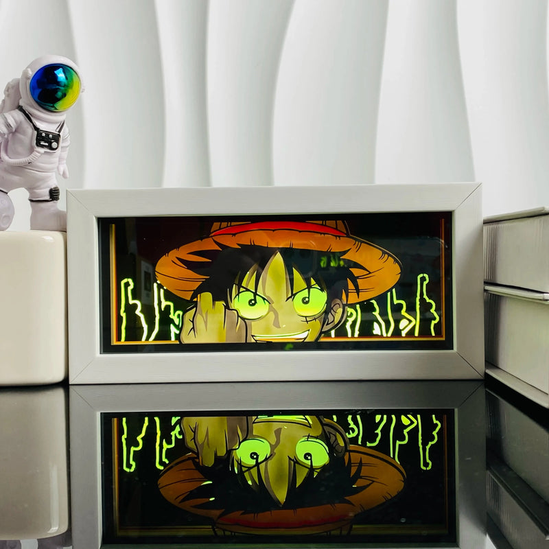 Anime LED Light Box | 3D Night Light – Design L-01 One Piece Gift UK