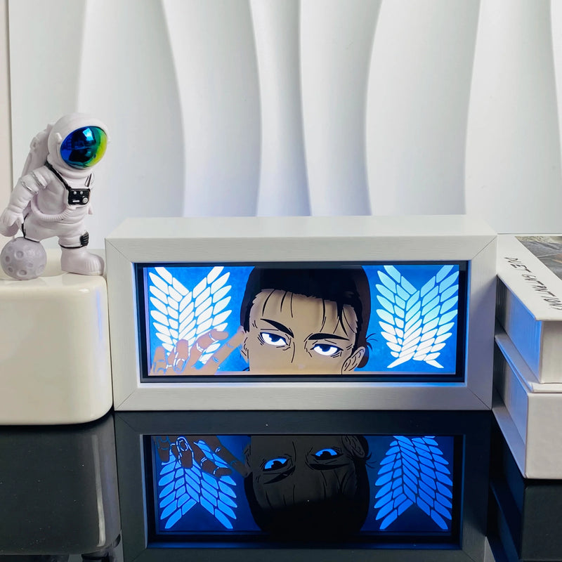Attack on Titan LED Light Box | 3D Anime Night Light – Design L-117 AOT Gift UK