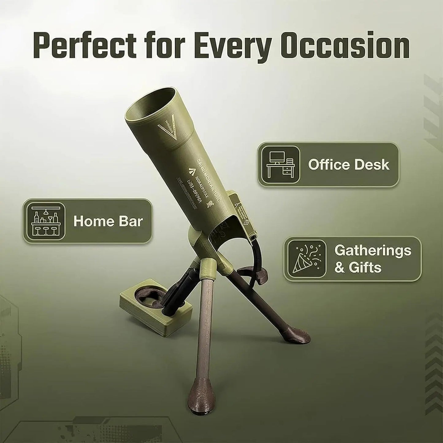 Beer Bottle Mortar Opener — Tactical Cap Launcher - Anime Merchandise