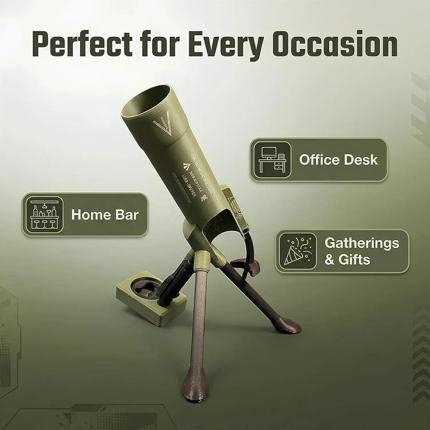 Beer Bottle Mortar Opener — Tactical Cap Launcher - Anime Merchandise