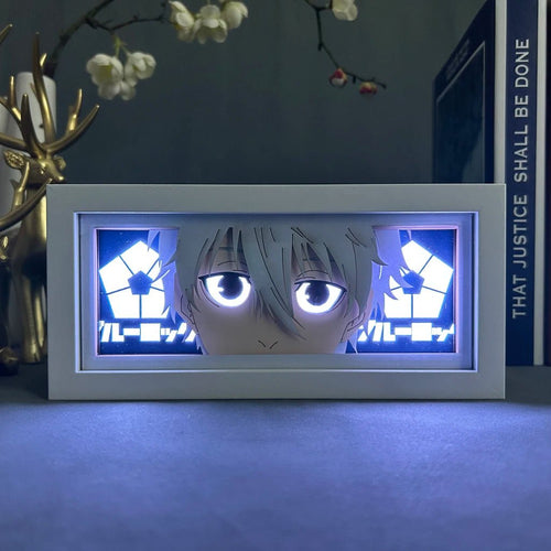 Blue Lock Seishiro Nagi LED Light Box | 3D Anime Night Light – Blue Lock Gift UK