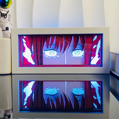 Chainsaw Man LED Light Box | 3D Anime Night Light – Design L-15 Gift UK