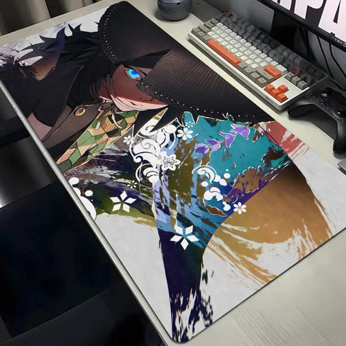 Demon Slayer Gaming Mouse Pad Large Desk Mat | BLACK-8