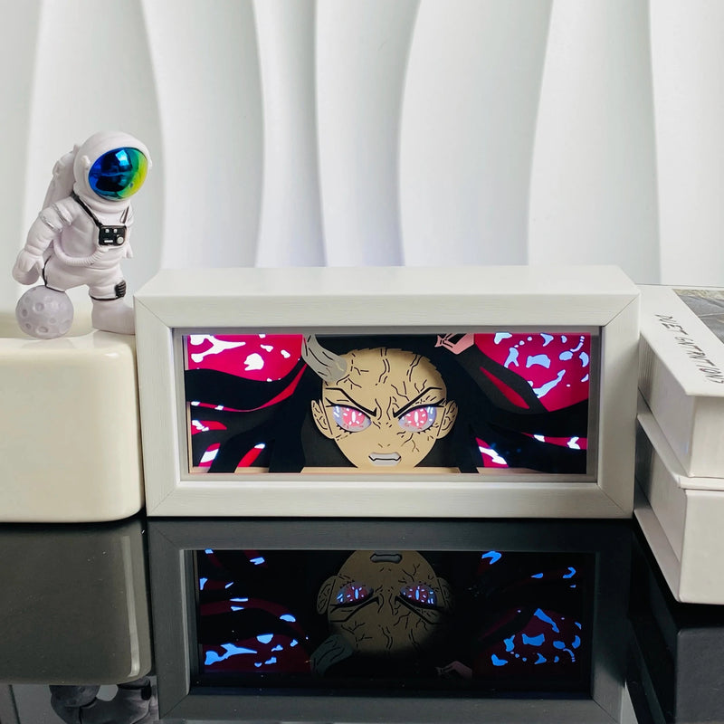 Demon Slayer LED Light Box | 3D Anime Night Light – Design L-113 Kimetsu no Yaiba Gift UK