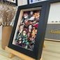 Demon Slayer Nine Pillars 3D Shadow Box — Design F - Anime Merchandise